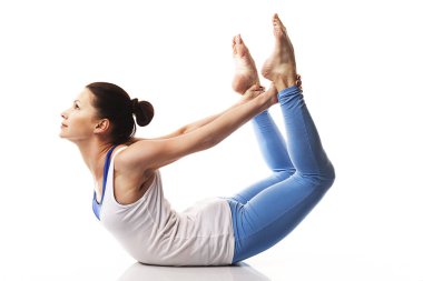 Pratik yoga ve jimnastik.