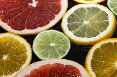Limon, portakal, limon, limon, greyfurt,