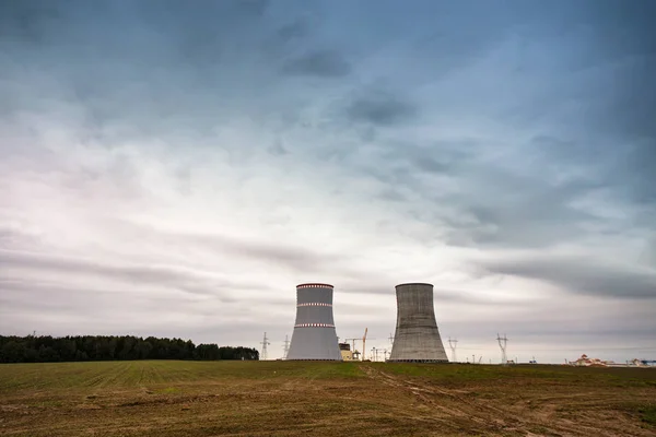 View of building of Belarus Nuclear power plant — Stock Photo, Image