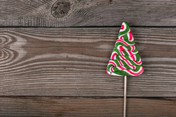 キャンディ ロリポップとして、クリスマス ツリー — ストック写真