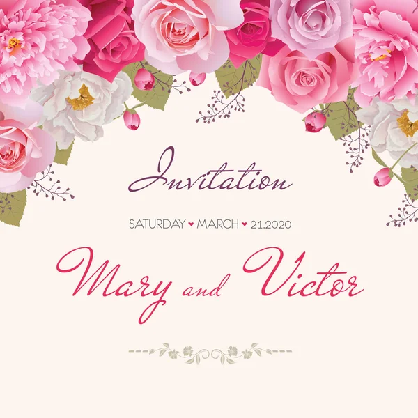 Προσκλητήριο γάμου, ευχαριστήρια κάρτα, εκτός από τις κάρτες ημερομηνία. EPS 10 — Διανυσματικό Αρχείο