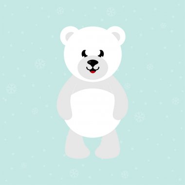 Çizgi film beyaz ayı