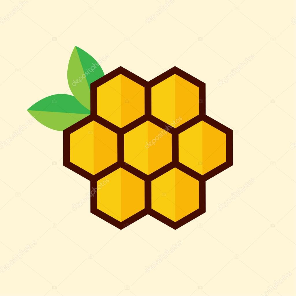 Cartoon cute honeycomb — Stock Vector © Julia_January #166604044