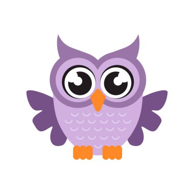 Karikatür baykuş vektör