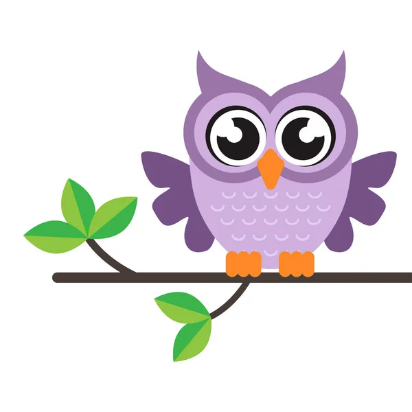 karikatür baykuş dal