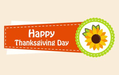 Ayçiçeği ile Şükran günü etiket