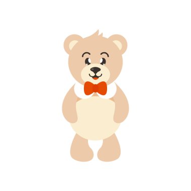 sevimli ayı ile kravat