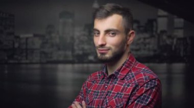 Kamera seyir başarılı genç adam