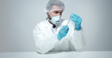 Doctor Preparing Vaccine Injection