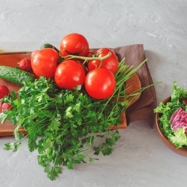 Sebze Ahşap mutfak tahtası seti