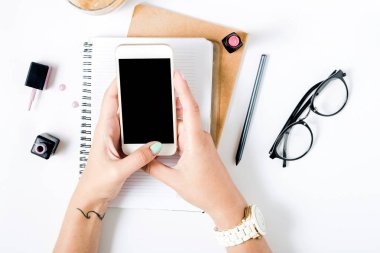boş ekran ile Smartphone