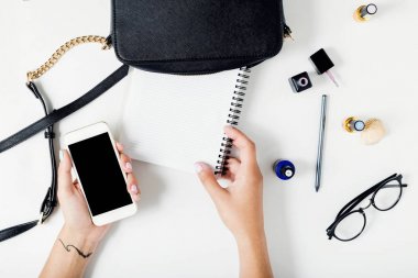 boş ekran ile Smartphone 