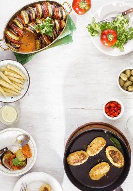 Çerçeve farklı Vejetaryen Gıda