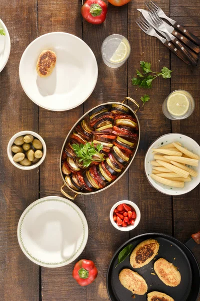 Ratatouille, nohut pirzola