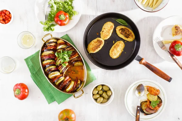 Farklı sebzeli yemekler