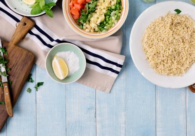 yemek vejetaryen salata 