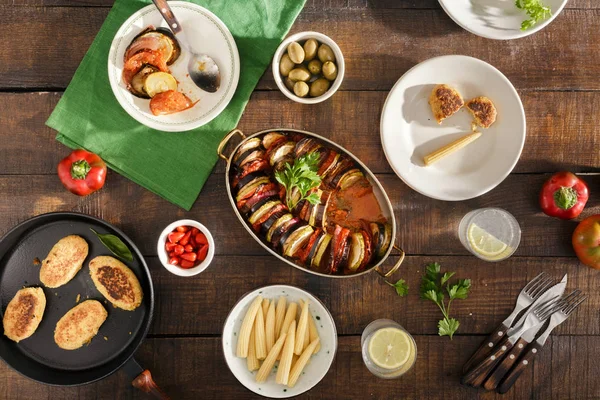 Ratatouille, nohut pirzola