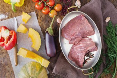 Sebzelerle Et Pişirme