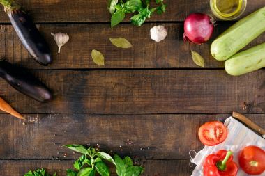 Farklı sebze çerçeve 