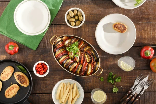 Ratatouille, nohut pirzola