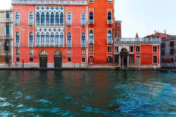 Canal Venice Italy Traditional Colorful Houses — Stock Photo, Image