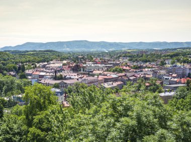 Lehçe kasaba, Cieszyn görülebilen bir güneşli yaz gününde 2017 gözetleme kulesi, 
