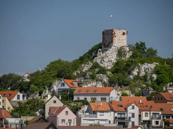 Vista Della Torre Delle Capre Kozi Hradek Mikulov Repubblica Ceca — Foto Stock