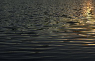 Su, Solar yol dalgaların su yüzeyinde, ışık dalgaları