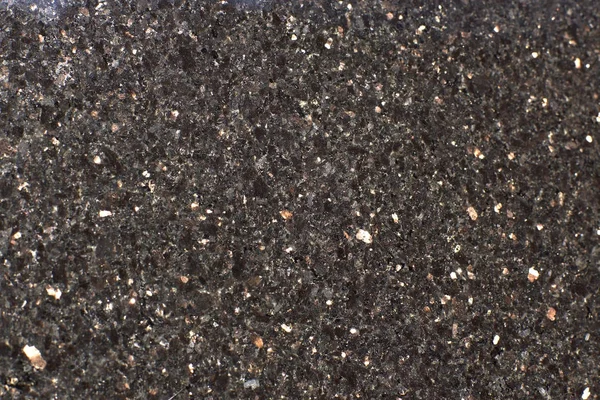 Naturalny kamień Star Galaxy Black Extra, czarny granit, błyszczące cząstki — Zdjęcie stockowe