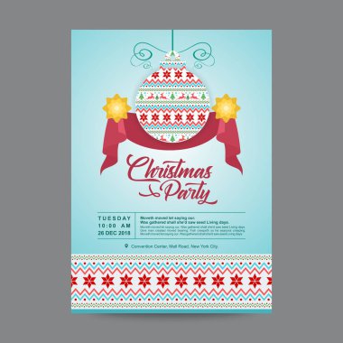 Noel süs kartpostal asılı mavi