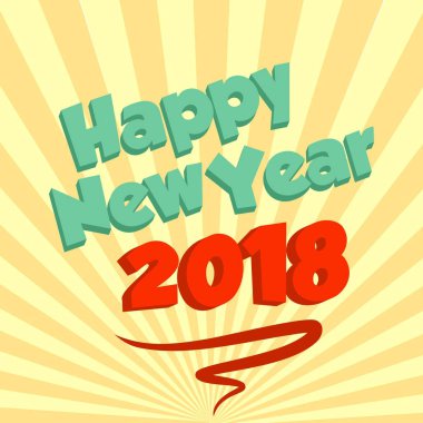 Yeni yıl dilek kartı ile yumuşak bej starbeam