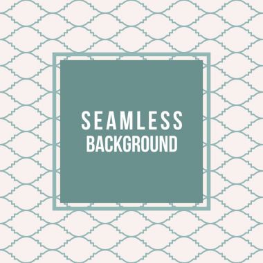 Deniz mavisi satırlarının zarif çiçek seamless modeli