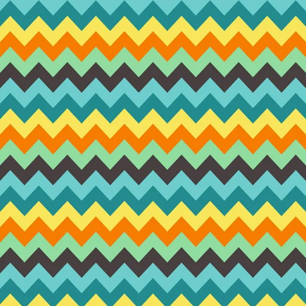 Bright colored zigzag seamless pattern — Stock Vector