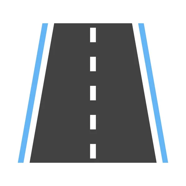 Icono de carretera pavimentada — Vector de stock