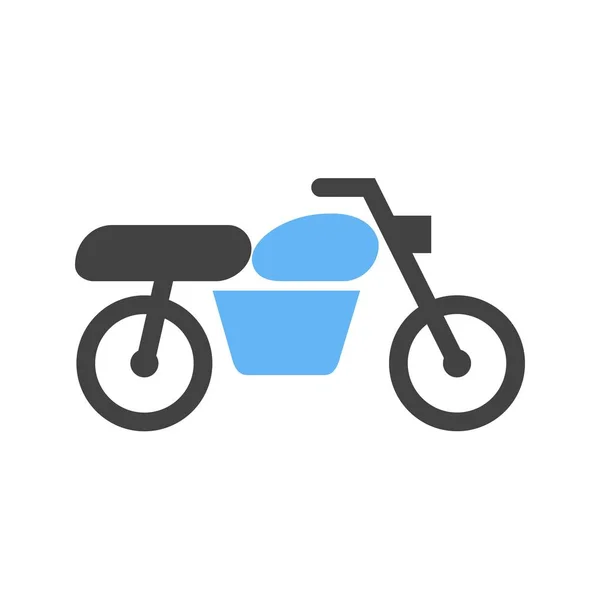 Motocicleta, moto, transporte — Vector de stock