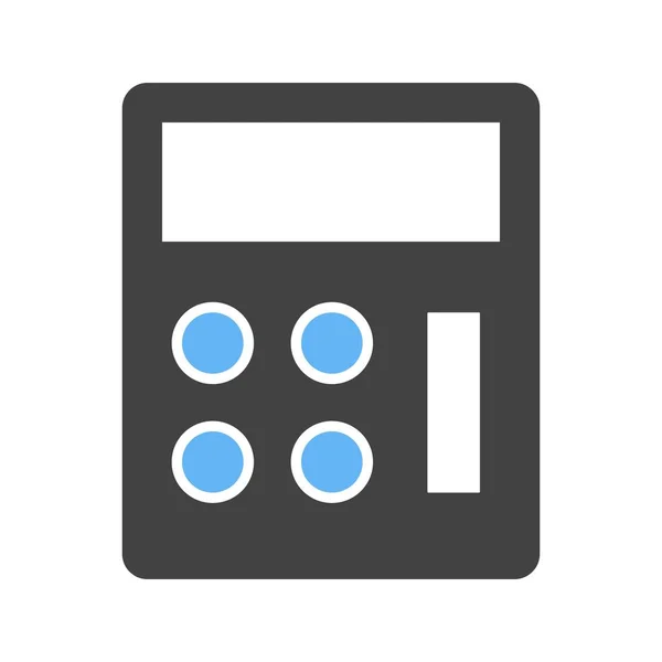 Calculadora, matemáticas, dispositivo — Vector de stock