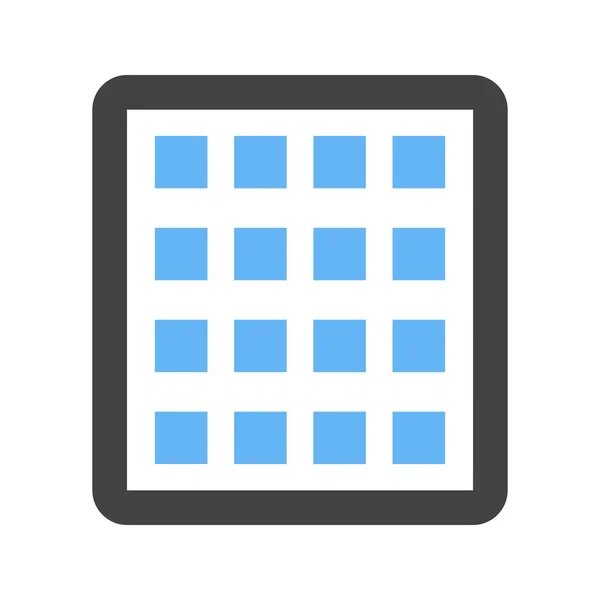 Grid View Icon — Stock Vector