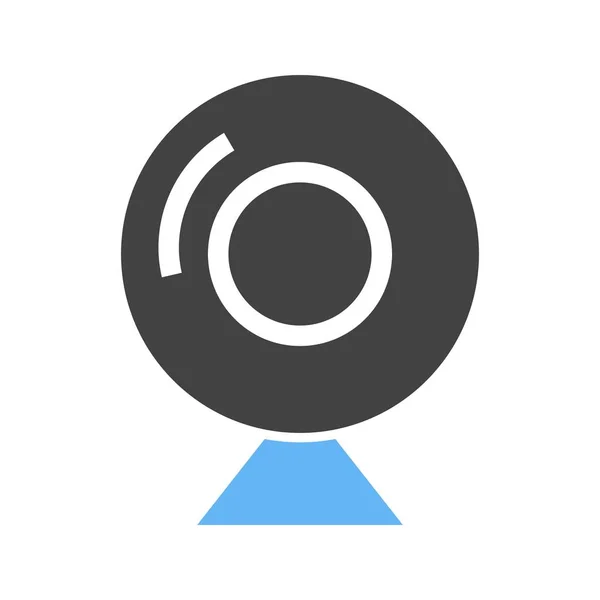 Webcam, icono de vídeo — Vector de stock