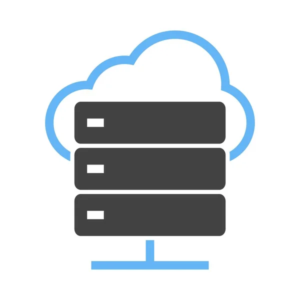 Cloud Computing-Ikone — Stockvektor