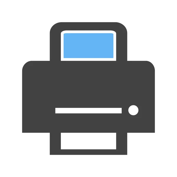 Printer ik pictogram — Stockvector