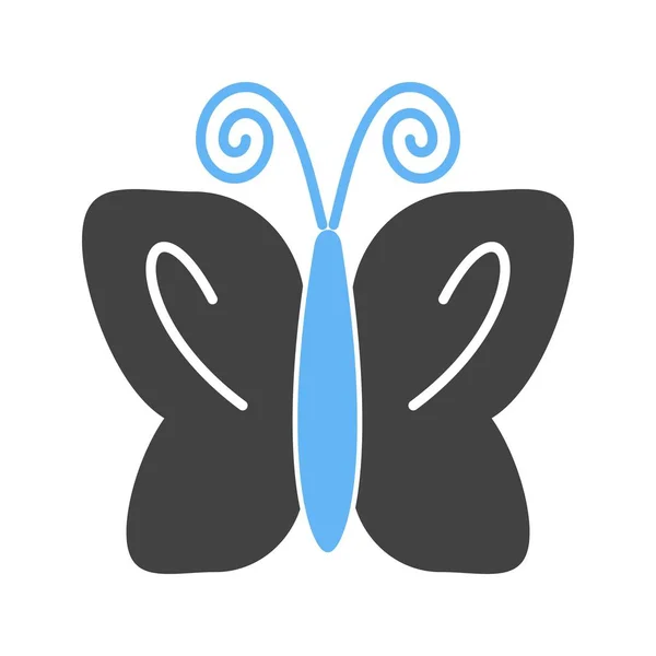 Icono de mariposa II — Vector de stock