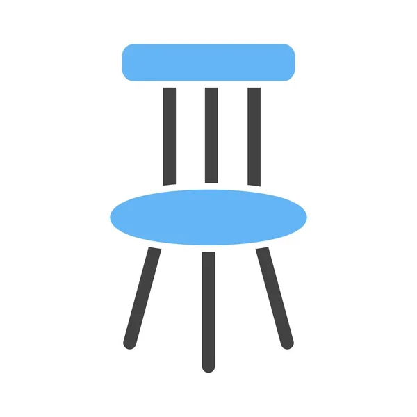 Chaise, moderne, mobilier — Image vectorielle