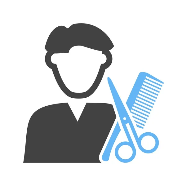 Friseur, Haare, Geschäft — Stockvektor