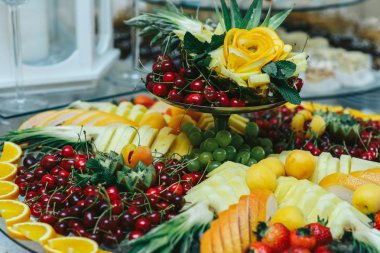 Tablo catering üzerinde aperatifler