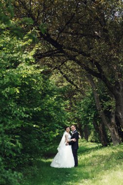 İki yeşil bahçe içinde düğün