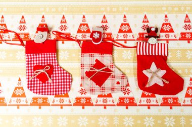 arka plan Christmas çorap