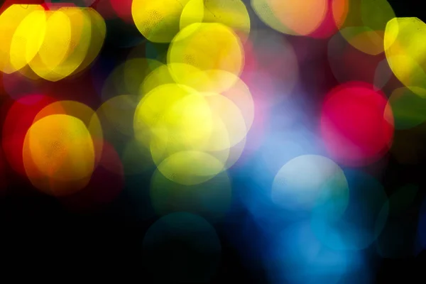 Lichtergirlanden zu Weihnachten — Stockfoto