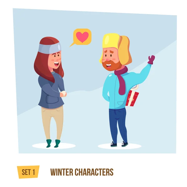 Kış karakteri kümesi. 