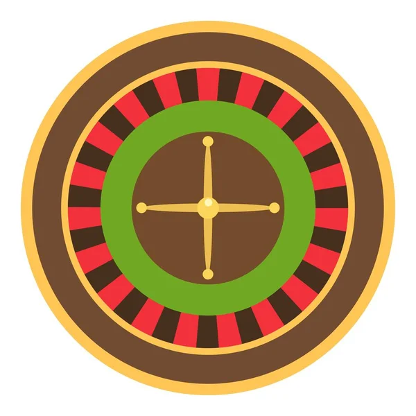 Rulet simgesi, düz stil