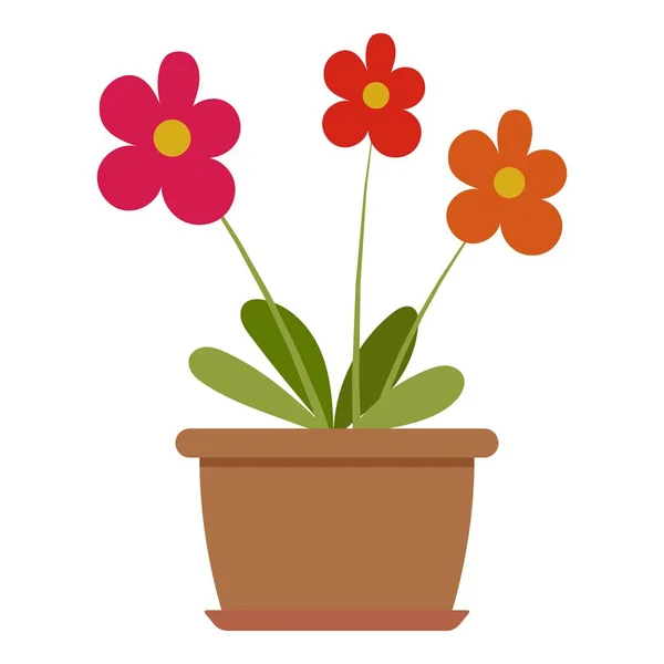 Ev bitki simgesi, düz stil